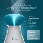 NanoSteamer Large 3-in-1 Nano Ionic Facial Steamer with Precise Temp Control - 30 Min Steam Time - Humidifier - Unclogs Pores - Blackheads - Spa Quality - Bonus 5 Piece Stainless Steel Skin Kit - Image 3